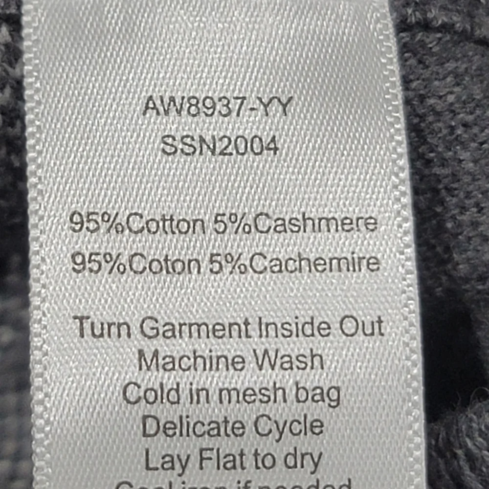ATM Anthony Thomas Melillo Cashmere Cotton Knit Joggers Grey L EUC